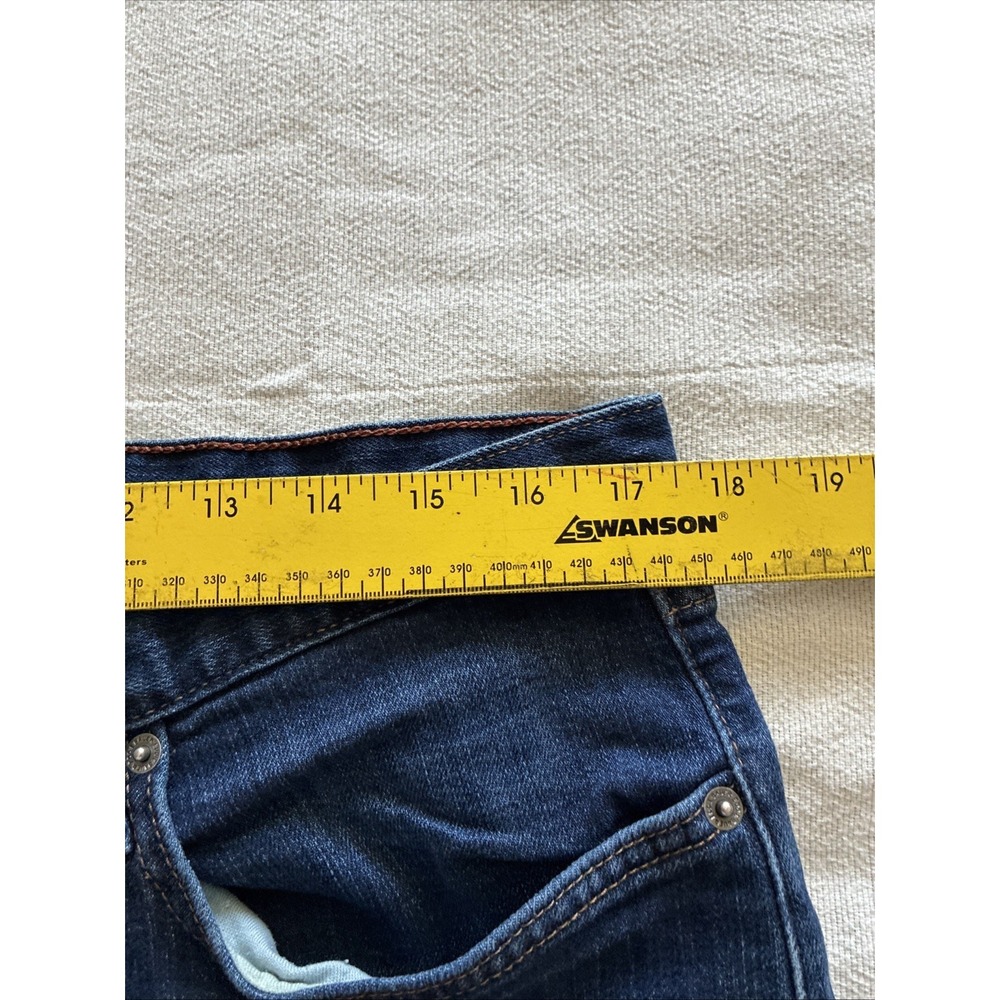 Eddie Bauer Men's Jeans 36 X 34* Dark Blue Straight Fit Stretch Midrise Normcore - Picture 2 of 16
